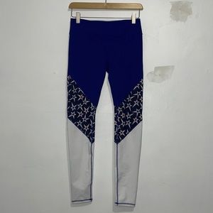 Size XS Women’s Fabletics Red White and Blue Leggings